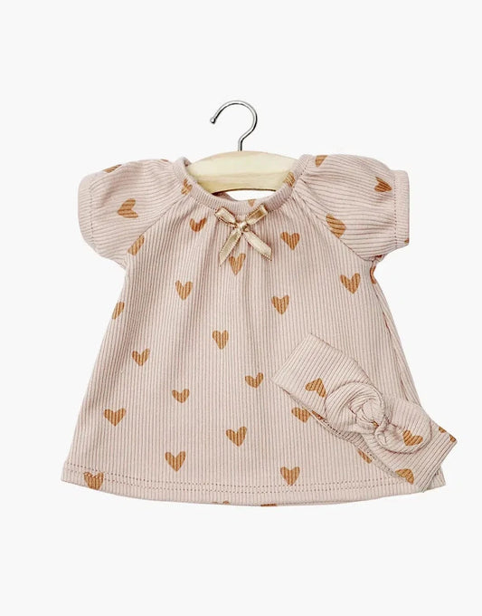 Doll Clothing Sabrina Nightgown Little Pink Hearts Minikane Dolls Lil Tulips
