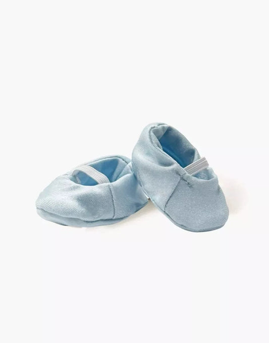 Doll Clothing Sky blue lycra ballerina slippers Minikane Lil Tulips