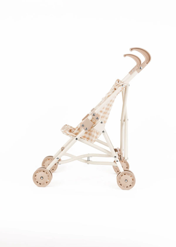 Doll Stroller - Soft Squares Mrs. Ertha Lil Tulips