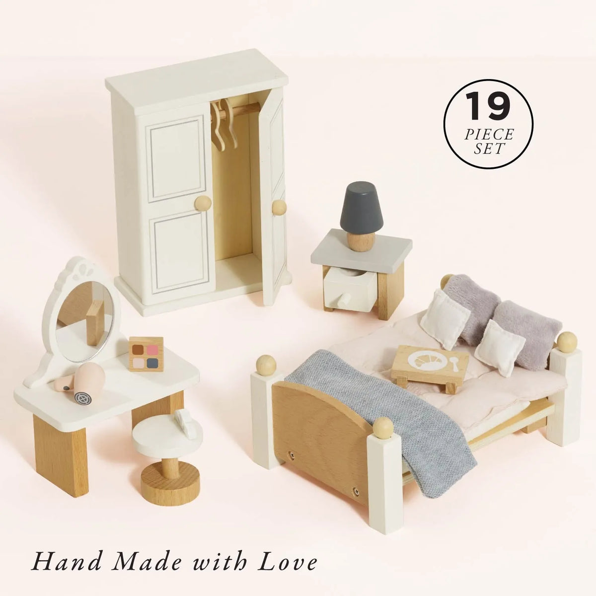 Dolls House Bedroom Furniture Set Le Toy Van Lil Tulips