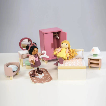Dolls House Bedroom Furniture Tender Leaf Lil Tulips