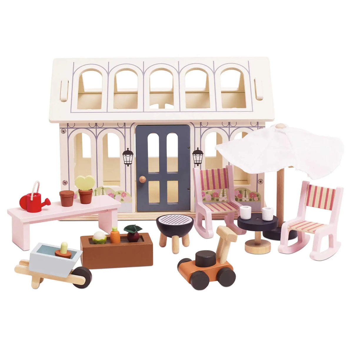 Dolls House Conservatory Playset Le Toy Van Lil Tulips