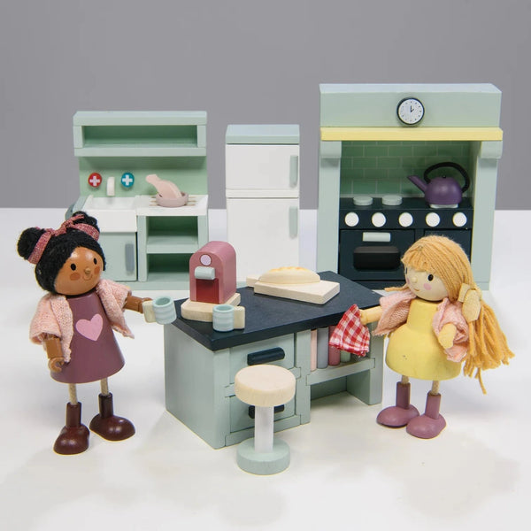 Dolls House Kitchen Furniture Tender Leaf Lil Tulips