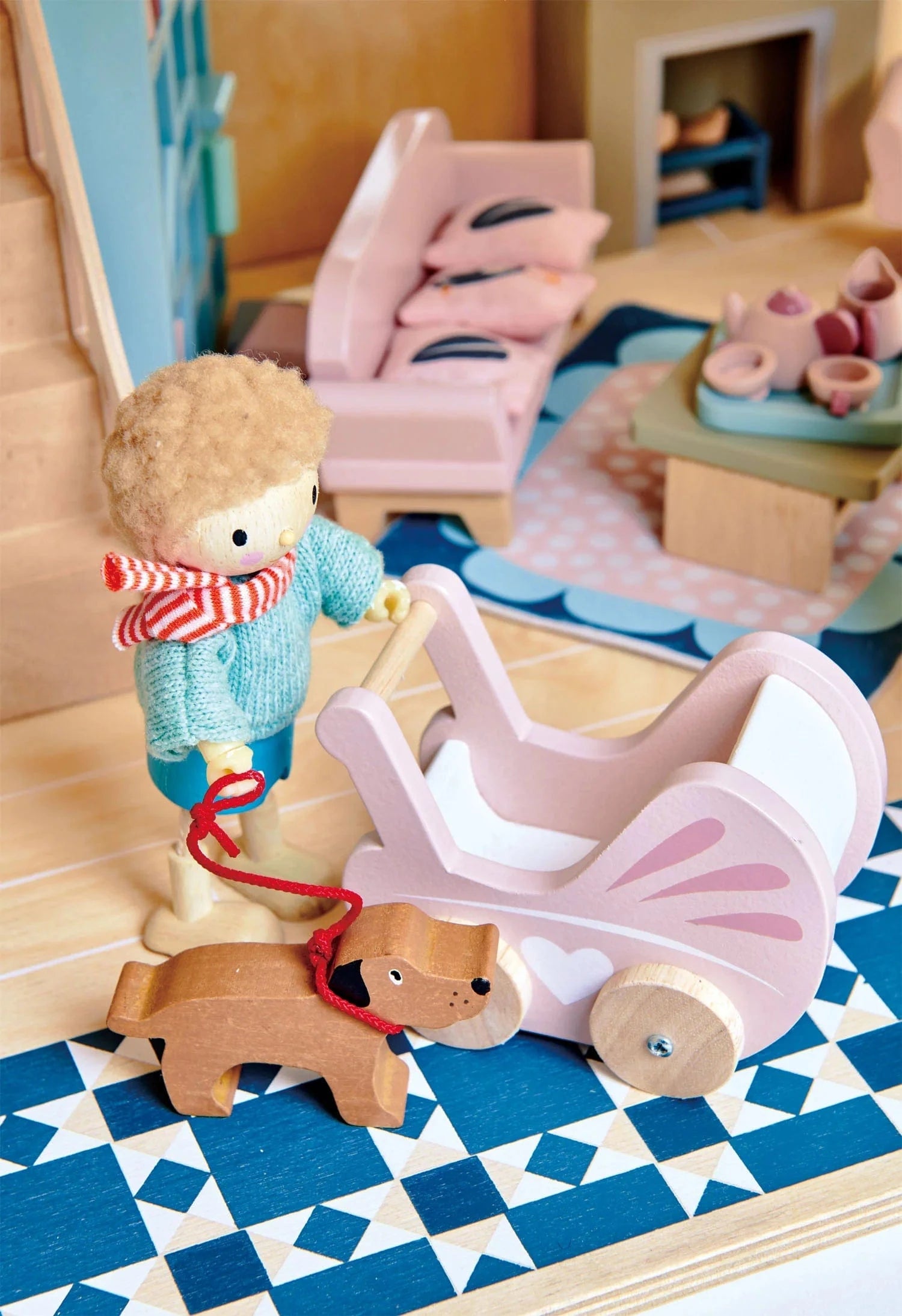 Dolls House Nursery Set Tender Leaf Lil Tulips