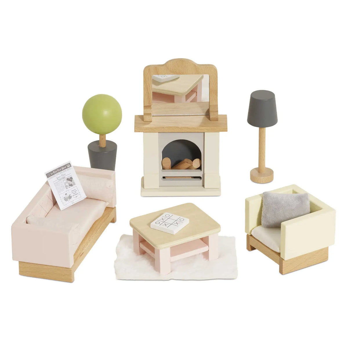 Dolls House Sitting Room Furniture Set Le Toy Van Lil Tulips