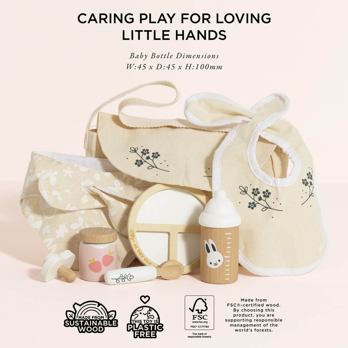 Dolls Nursing Kit & Bag Le Toy Van Lil Tulips