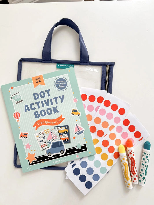 Dot Activity Kit - Transportation Magicplaybook Lil Tulips