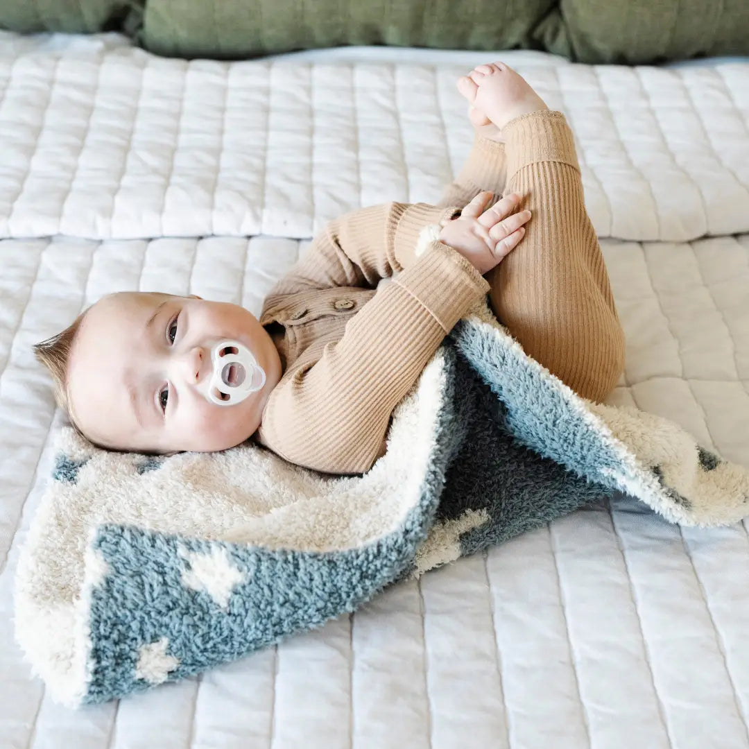 Double-Layer Mini Bamboni Blanket - Nightfall Saranoni Lil Tulips