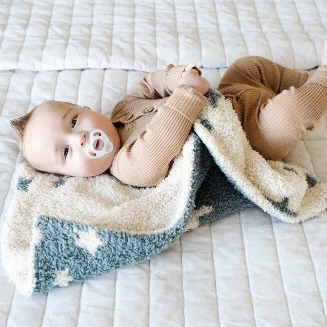 Double-Layer Mini Bamboni Blanket - Nightfall Saranoni Lil Tulips