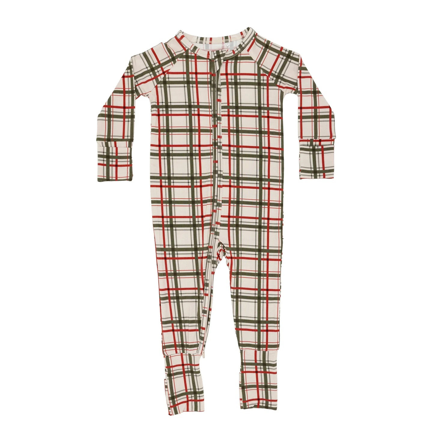 Double Plaid Zip Romper Brave Little Ones Lil Tulips