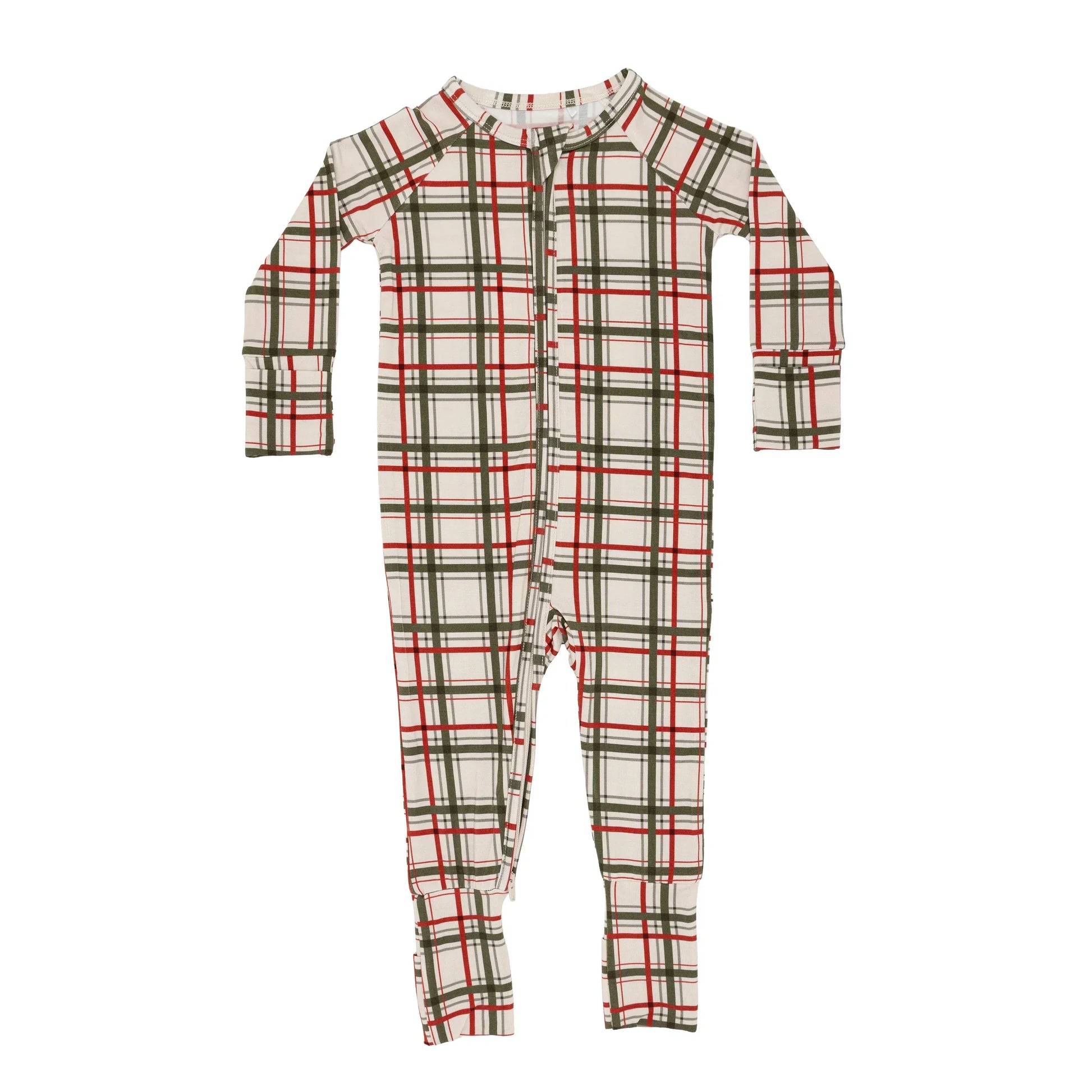 Double Plaid Zip Romper Brave Little Ones Lil Tulips