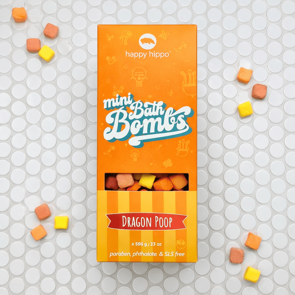 Dragon Poop Mini Bath Bombs - Box Happy Hippo Bath Lil Tulips