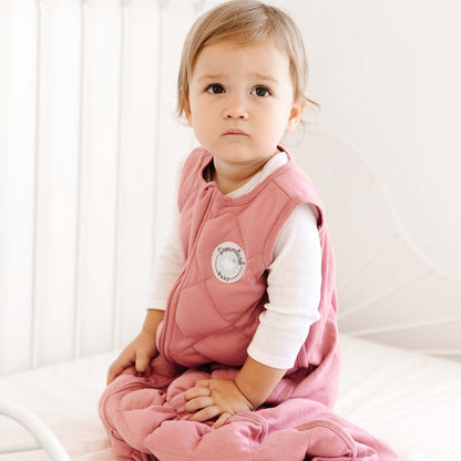 Dream Weighted Sleep Sack - Dusty Rose Dreamland Baby Lil Tulips