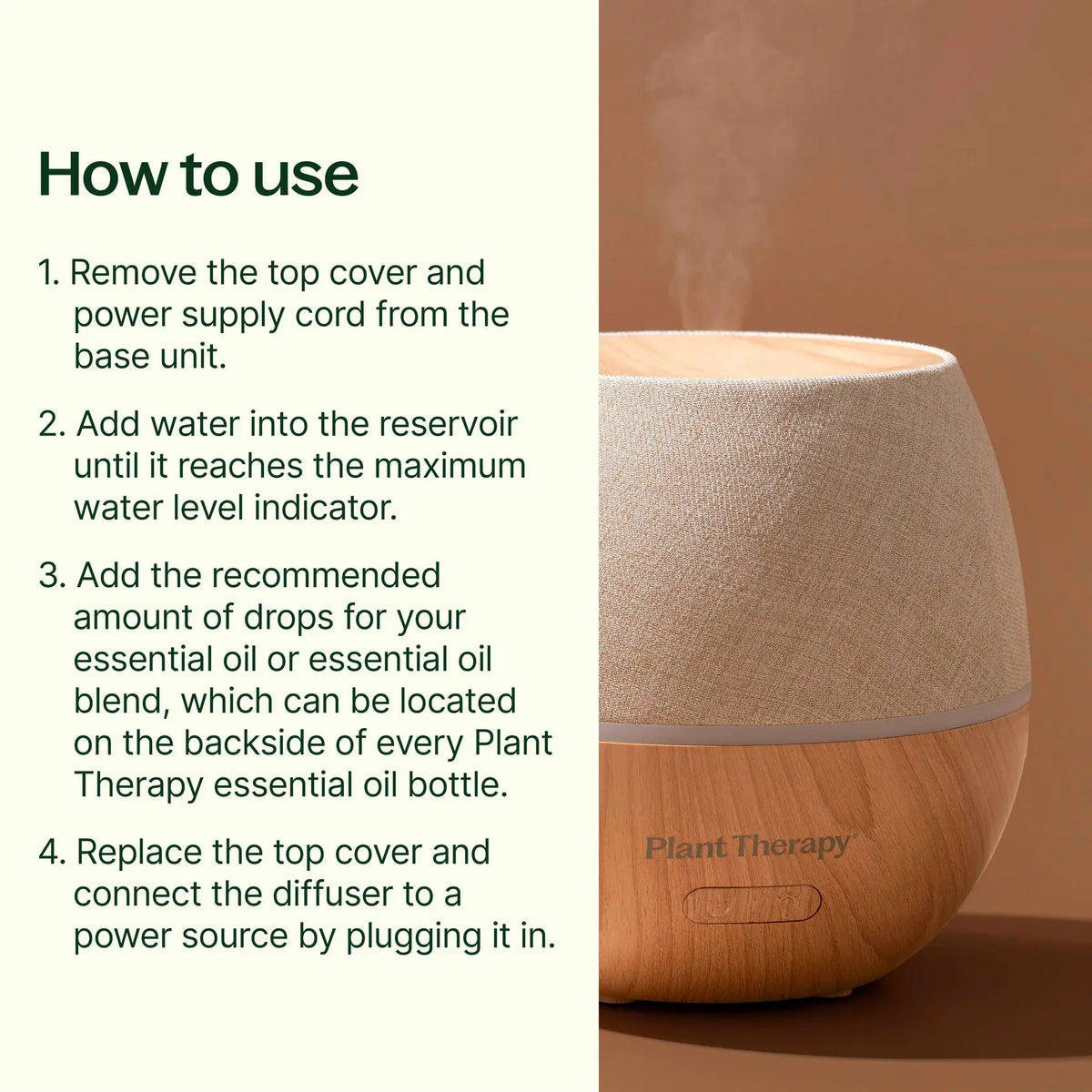 Drift Linen Essential Oil Diffuser Plant Therapy Lil Tulips