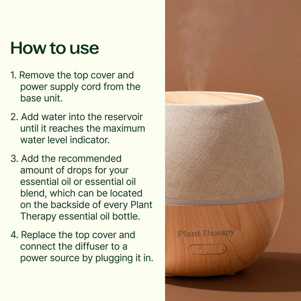 Drift Linen Essential Oil Diffuser Plant Therapy Lil Tulips
