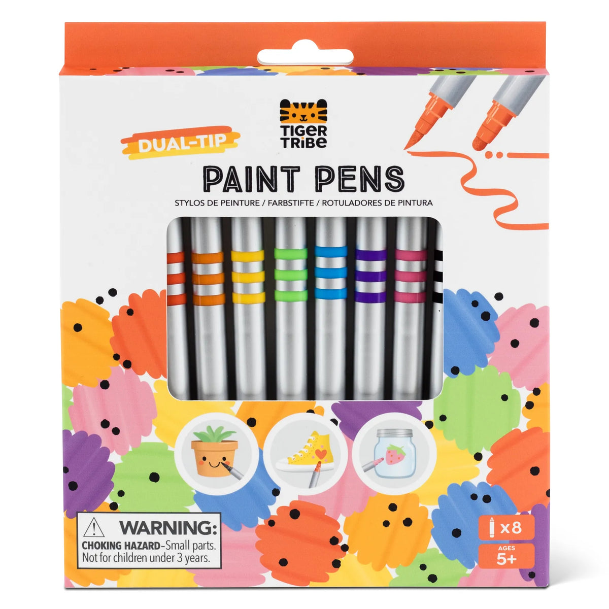 Dual-Tip Paint Pens Tiger Tribe Lil Tulips