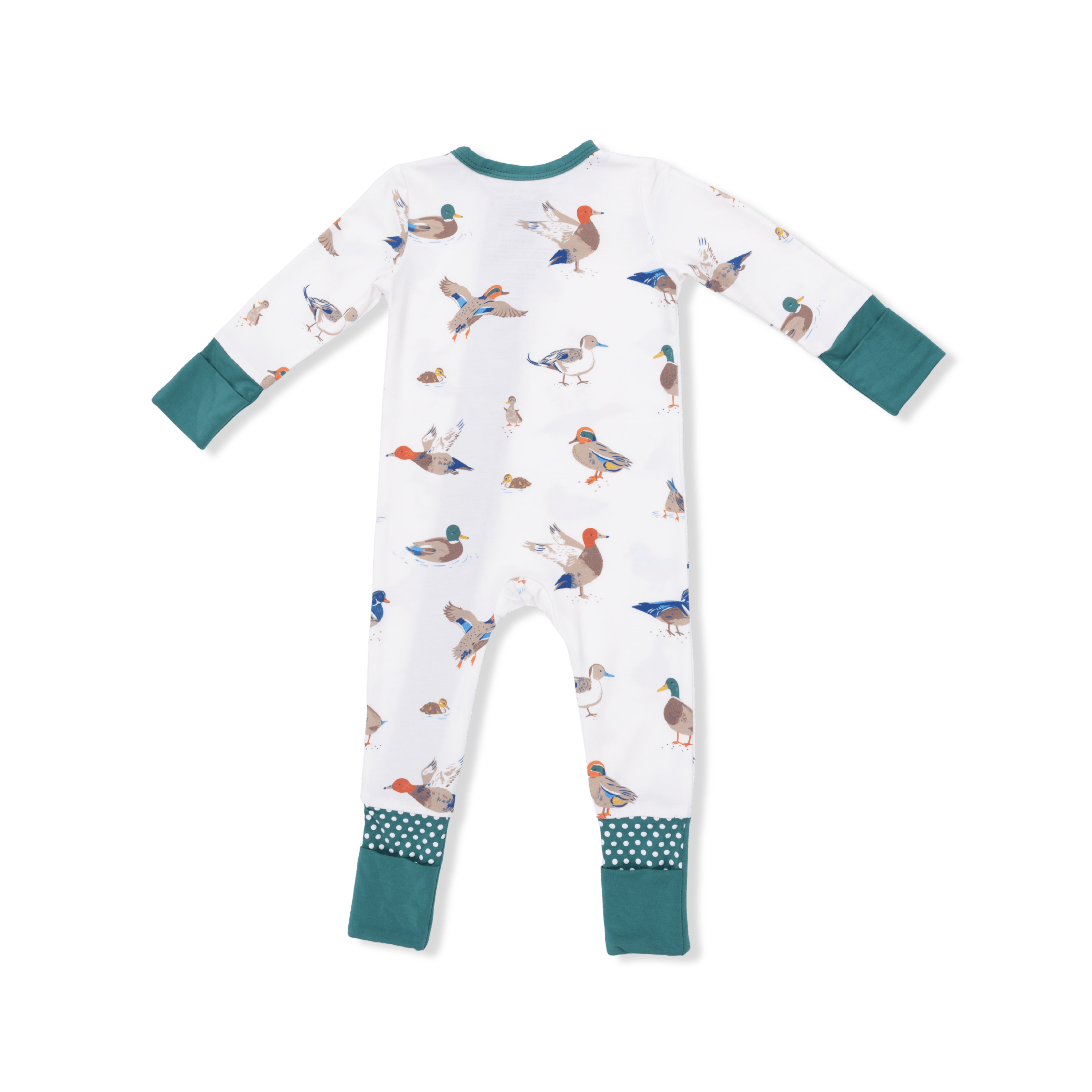 Ducks - 2 Way Zipper Romper Angel Dear Lil Tulips