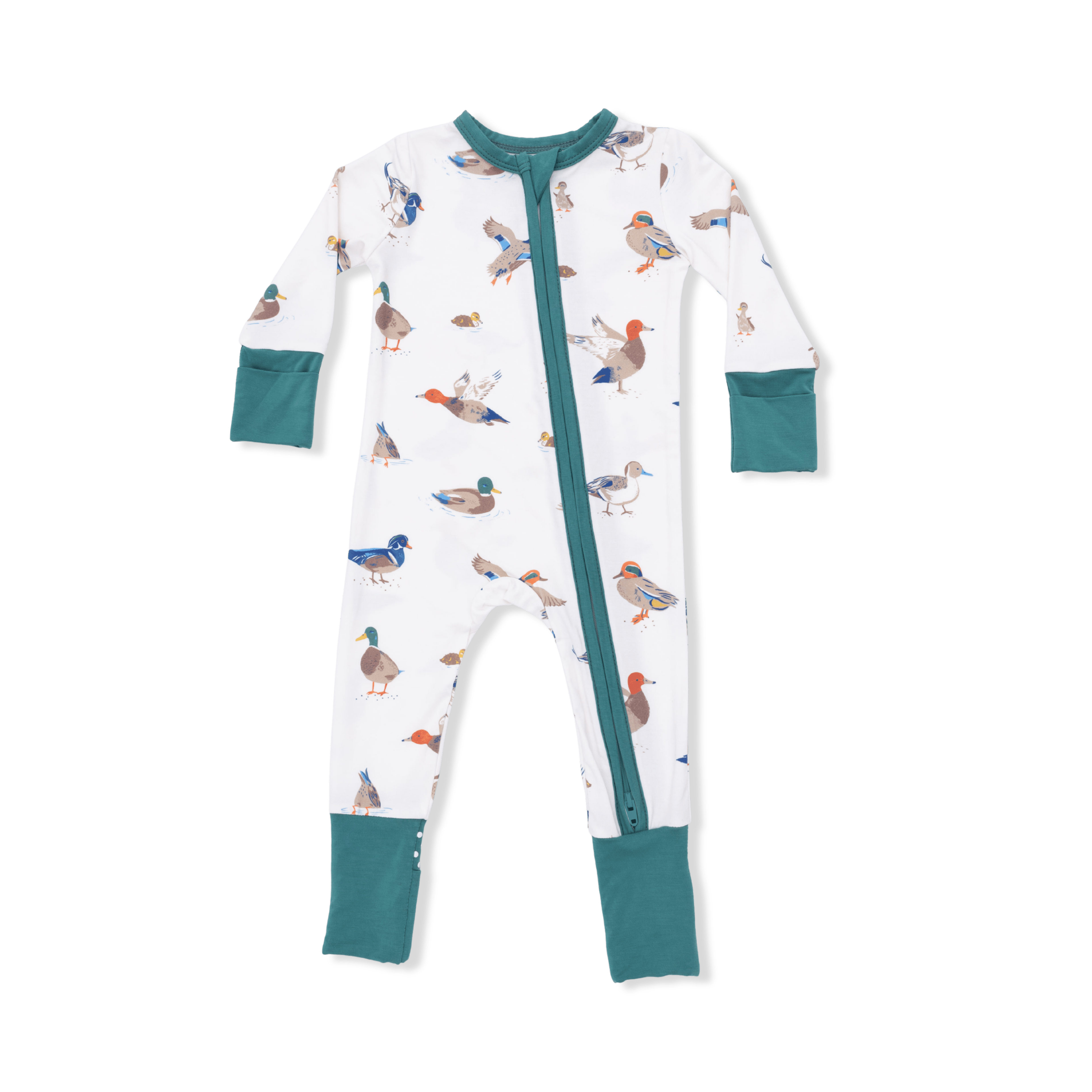 Ducks - 2 Way Zipper Romper Angel Dear Lil Tulips