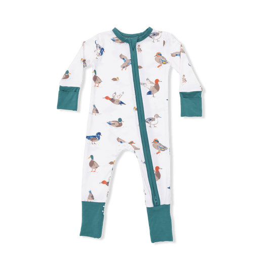 Ducks - 2 Way Zipper Romper Angel Dear Lil Tulips