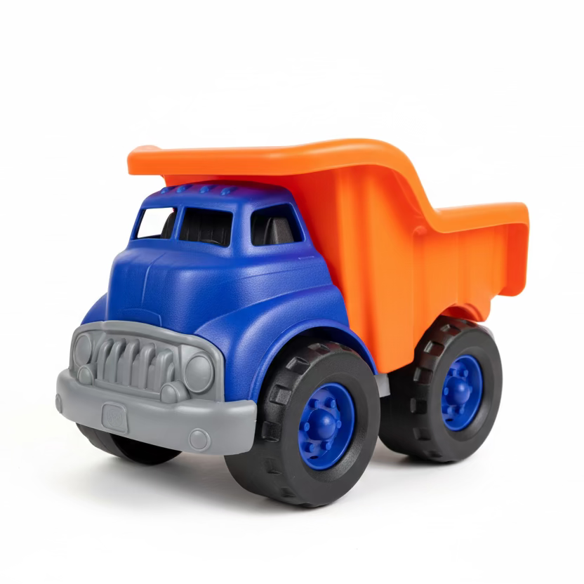 Dump Truck - Orange/Blue Green Toys Lil Tulips