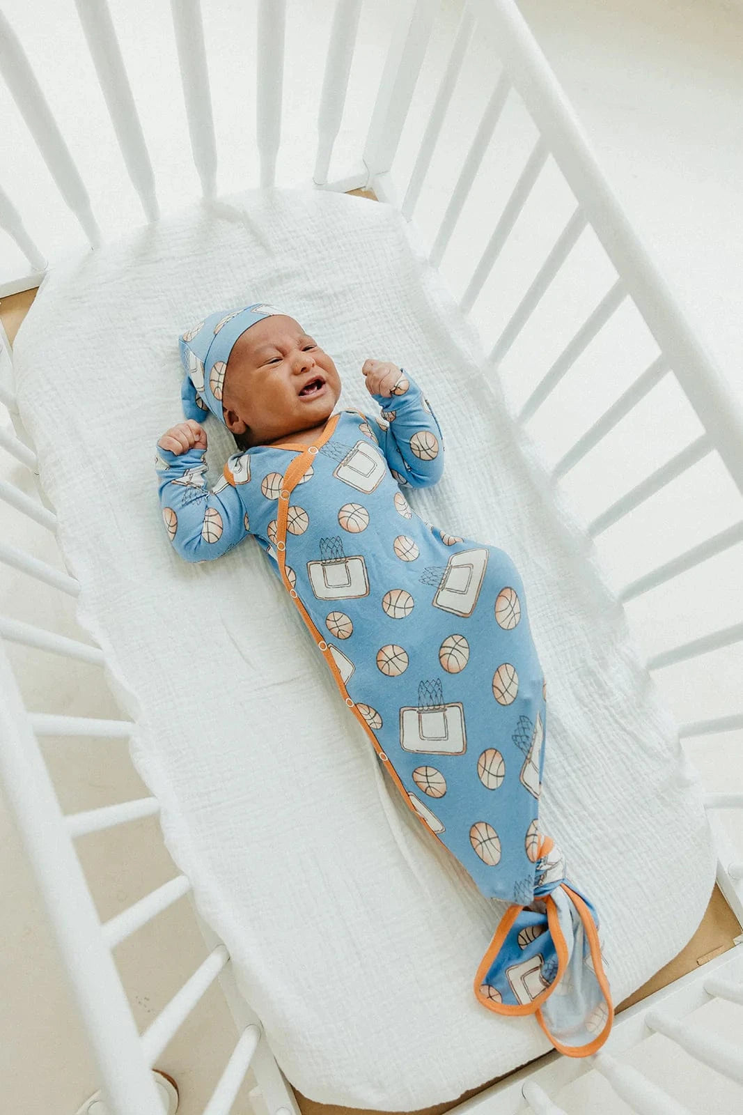 Dunk Newborn Knotted Gown Copper Pearl Lil Tulips