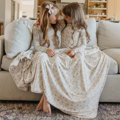 Dylan 3-Layer Stretchy Quilt Copper Pearl Lil Tulips