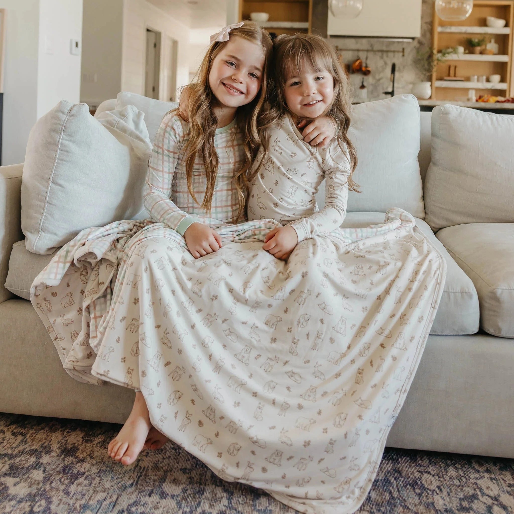 Dylan 3-Layer Stretchy Quilt Copper Pearl Lil Tulips