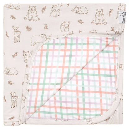 Dylan 3-Layer Stretchy Quilt Copper Pearl Lil Tulips