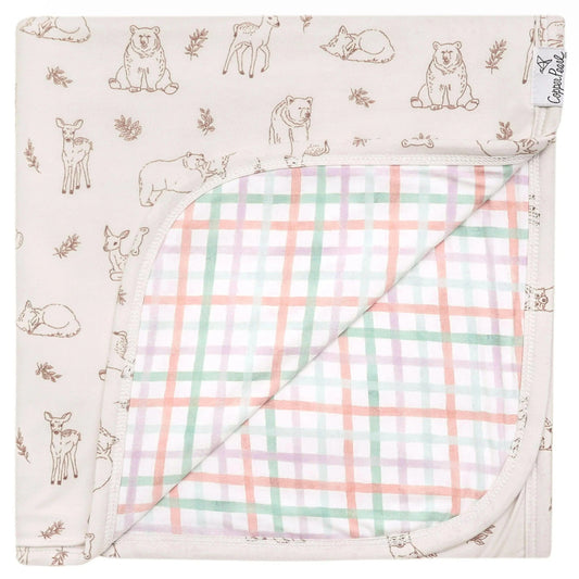 Dylan 3-Layer Stretchy Quilt Copper Pearl Lil Tulips