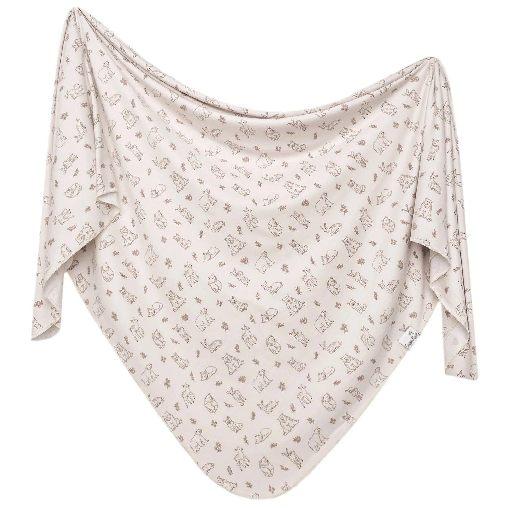 Dylan Knit Swaddle Blanket Copper Pearl Lil Tulips