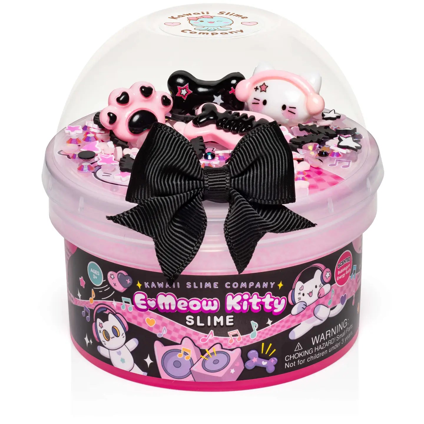 E-Meow Kitty Signature Dome™ Slime Kawaii Slime Company Lil Tulips