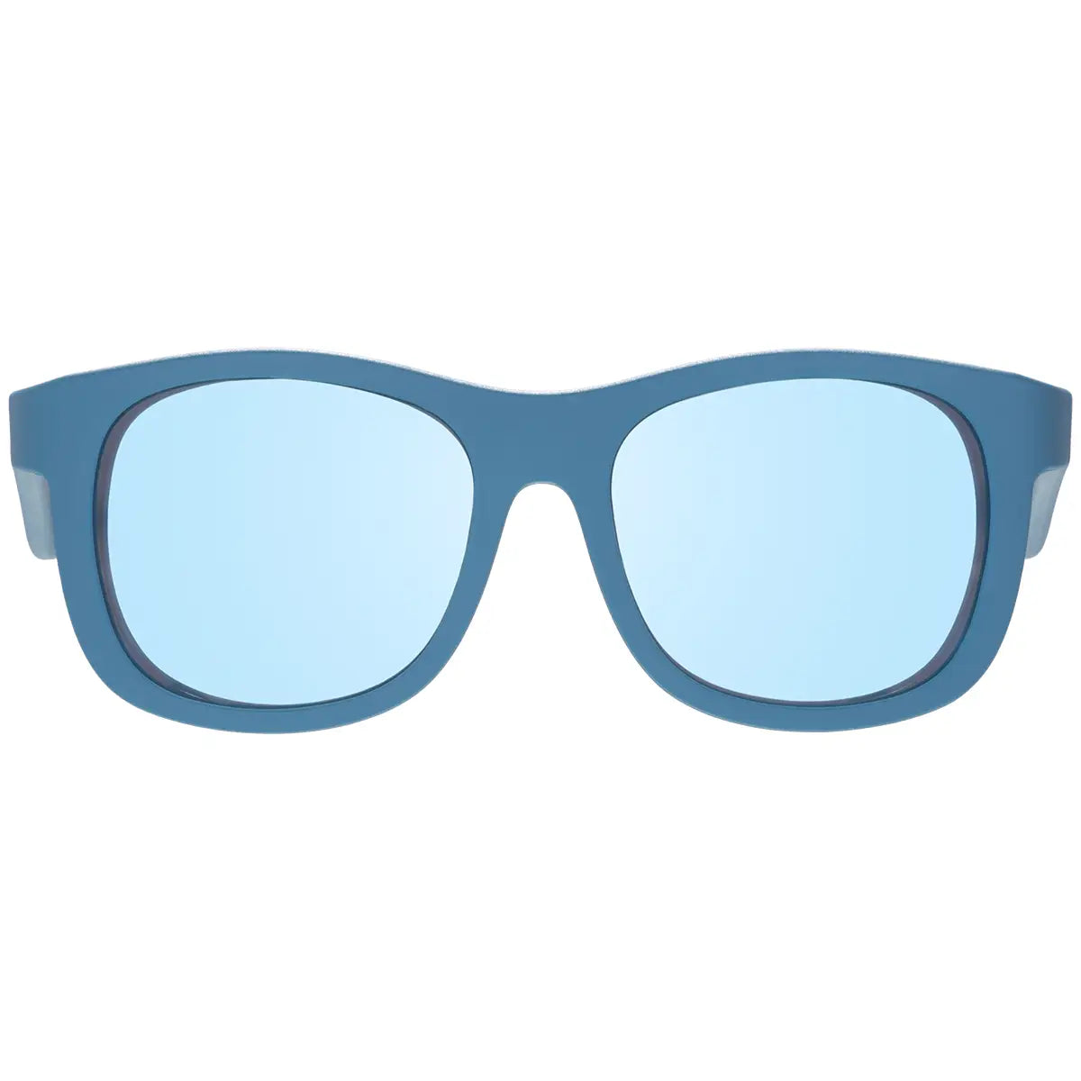 Midnight Blue Polarized Navigator Sunglasses with Mirrored Lens