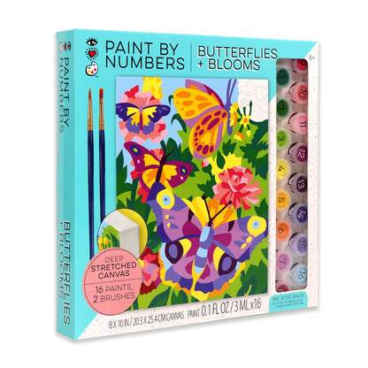 Paint By Numbers Butterflies + Blooms
