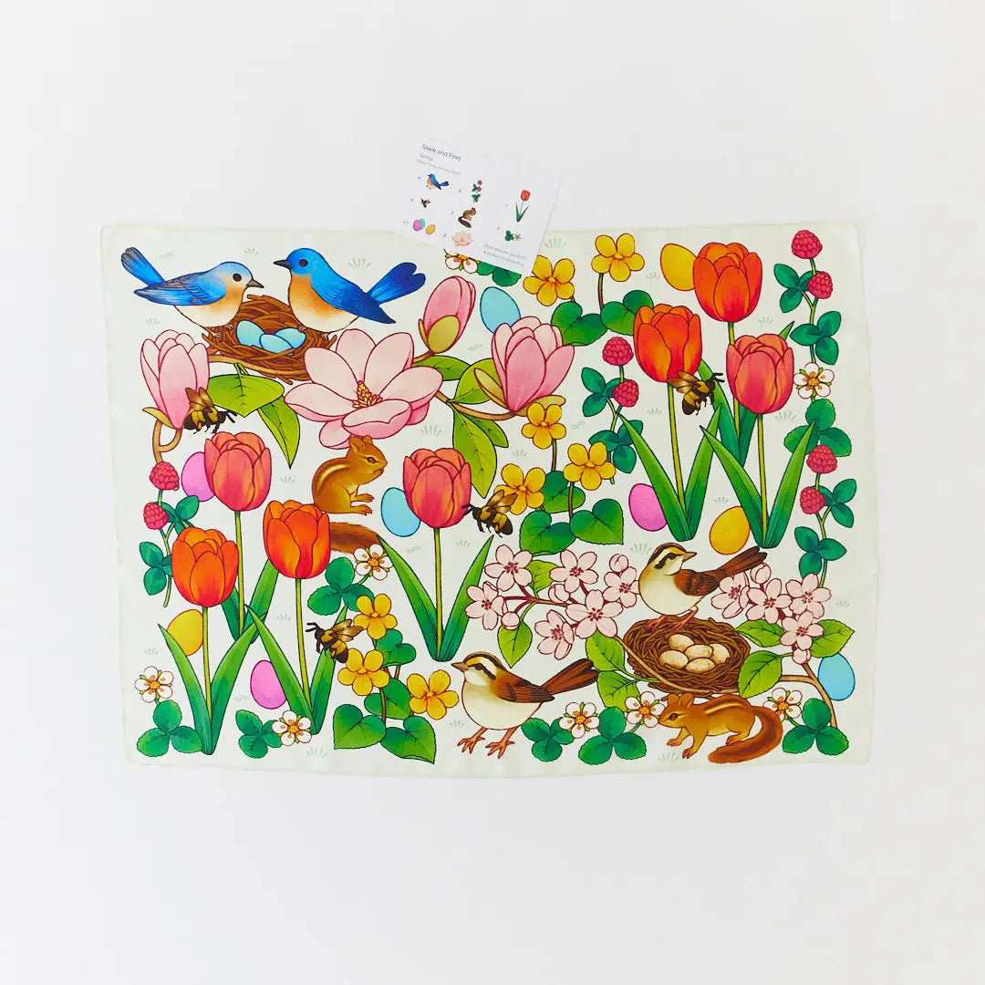 Easter Egg Seek and Find Playsilk Sarah's Silks Lil Tulips