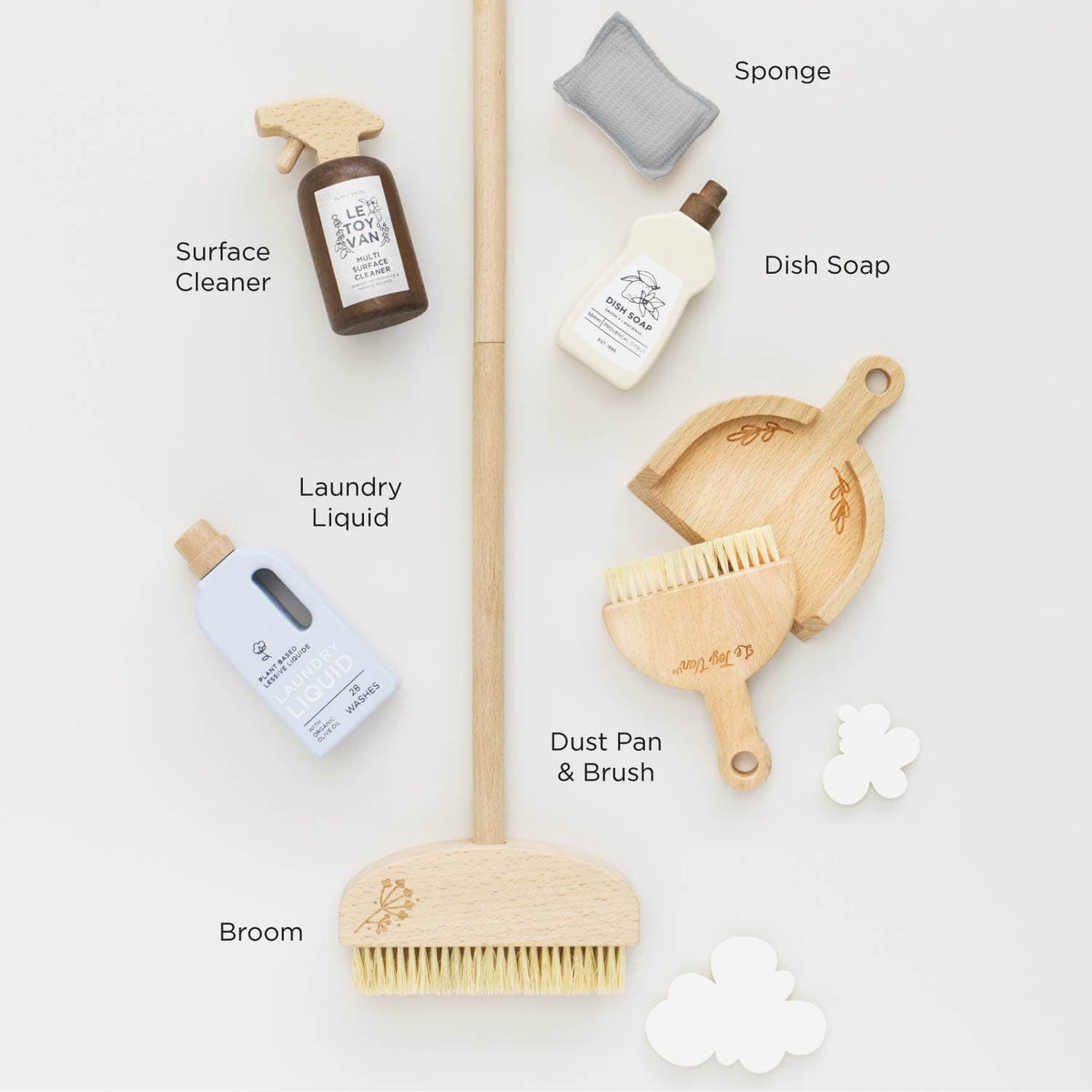 Eco-Friendly Cleaning Set Le Toy Van Lil Tulips