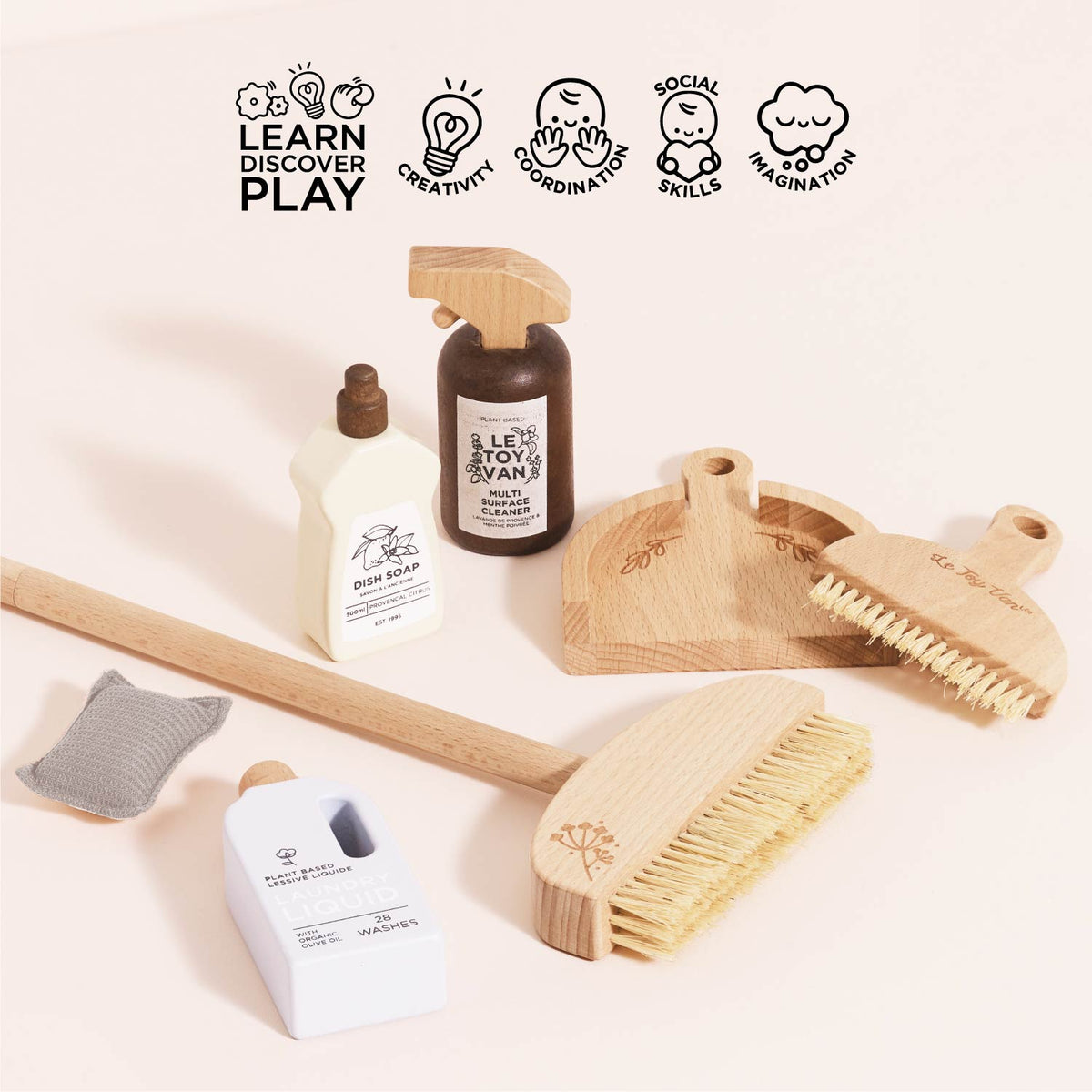 Eco-Friendly Cleaning Set Le Toy Van Lil Tulips
