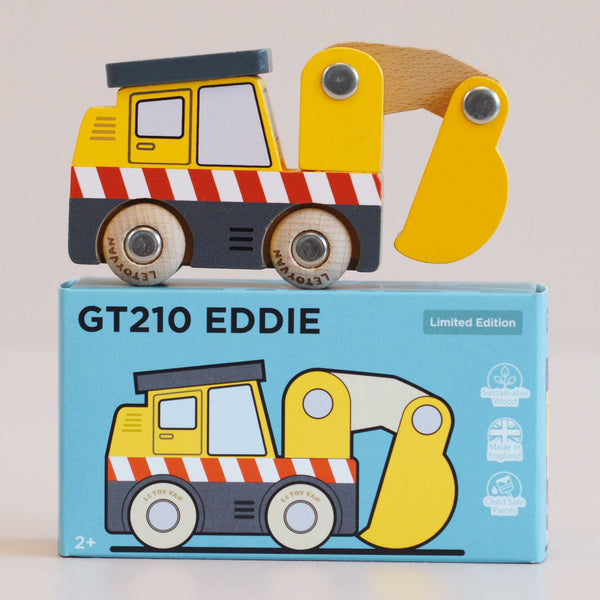 Eddie Wooden Vehicle (GT210) Le Toy Van Lil Tulips