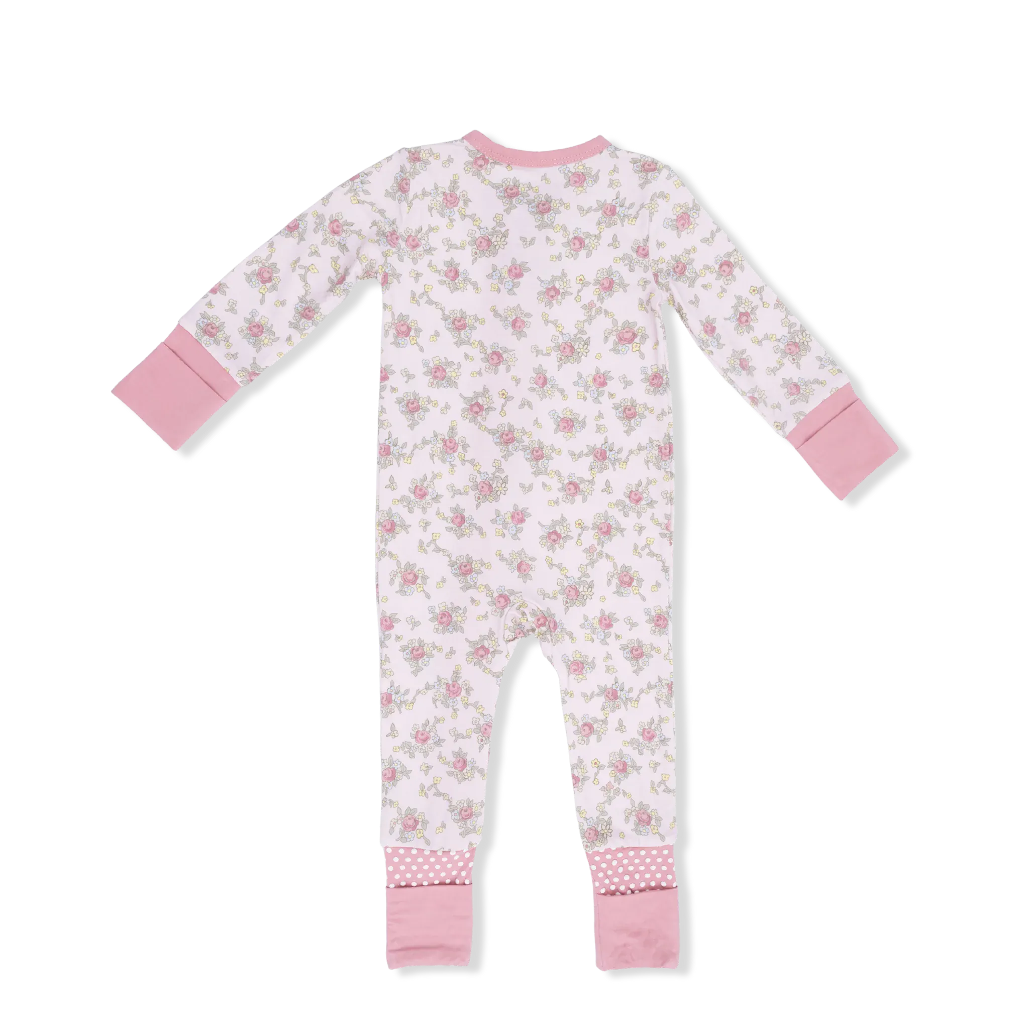 Edith's Rose Garden- 2 Way Zipper Romper Angel Dear Lil Tulips