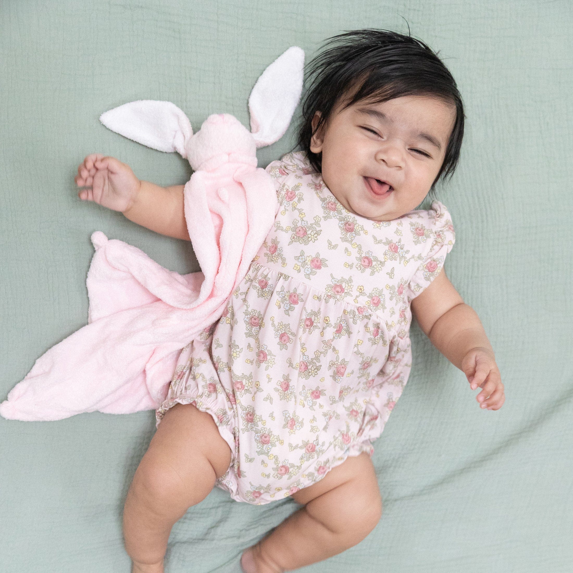 Edith's Rose Garden - Ruffle Playsuit Angel Dear Lil Tulips