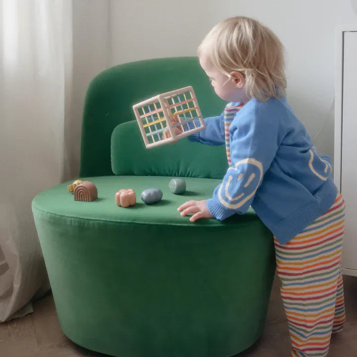 Elastic Shape Sorter Mushie Lil Tulips