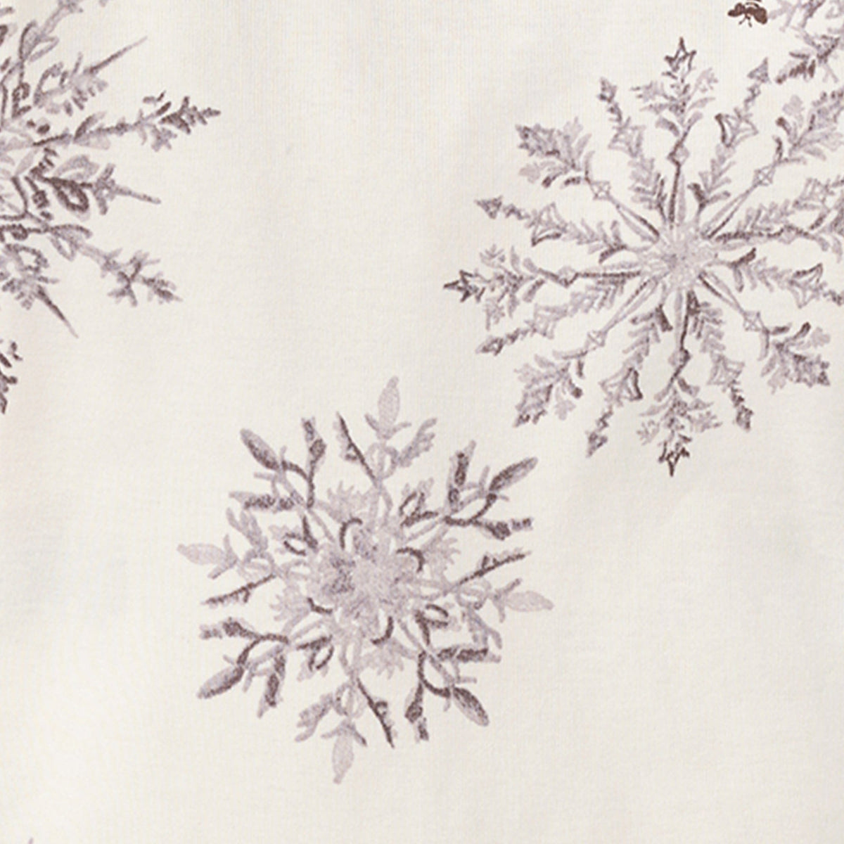 Elegant Snowflakes Organic Cotton Sleep & Play Burt's Bees Baby Lil Tulips