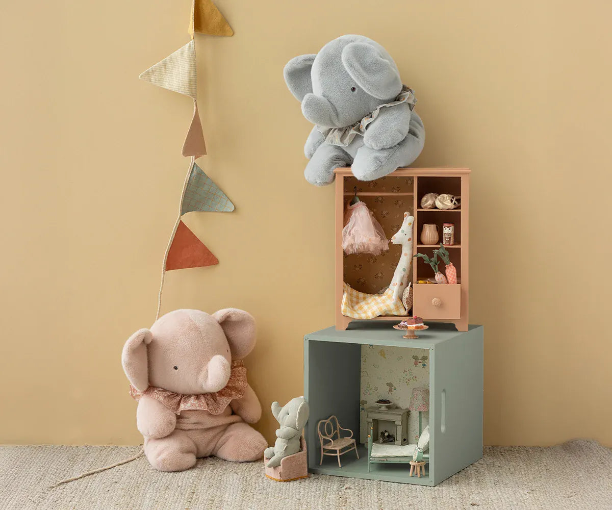 Elephant plush, Big - Powder Maileg Lil Tulips
