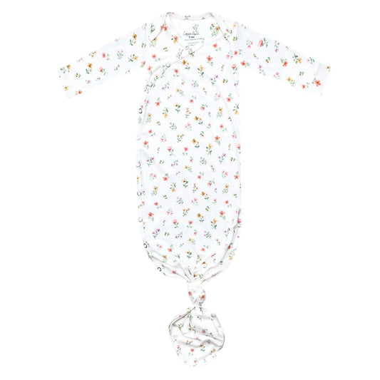 Eloise Newborn Knotted Gown Copper Pearl Lil Tulips