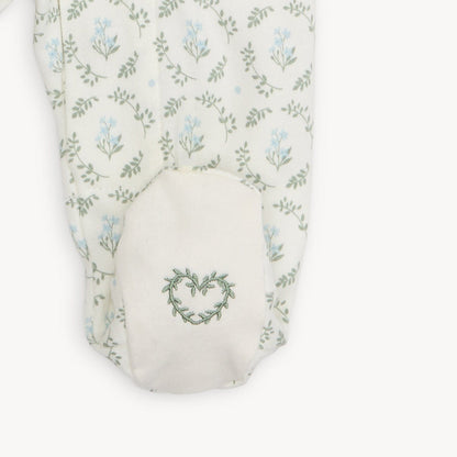 Eloise Organic Cotton Footie Magnetic Me Lil Tulips