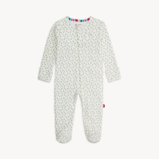 Eloise Organic Cotton Footie Magnetic Me Lil Tulips