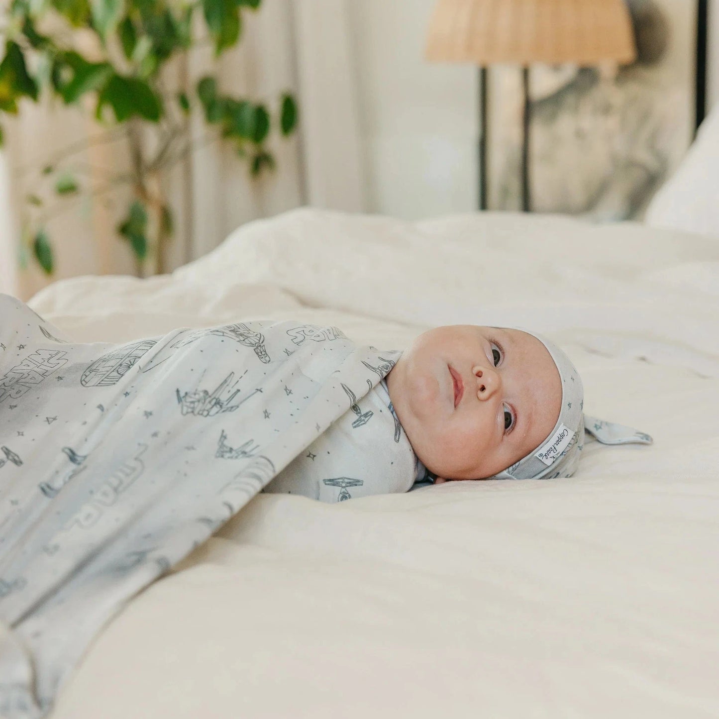 Empire Knit Swaddle Blanket Copper Pearl Lil Tulips