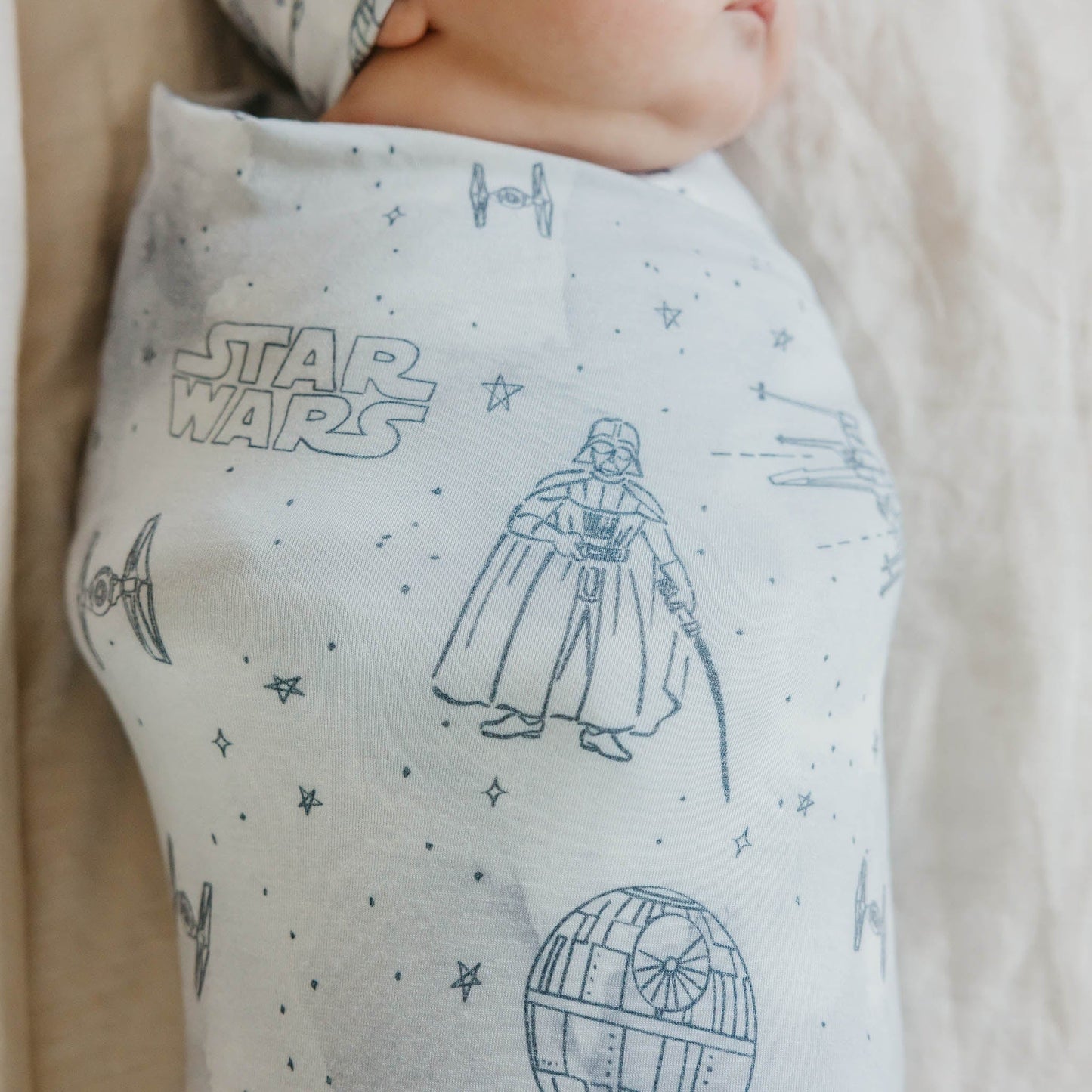 Empire Knit Swaddle Blanket Copper Pearl Lil Tulips