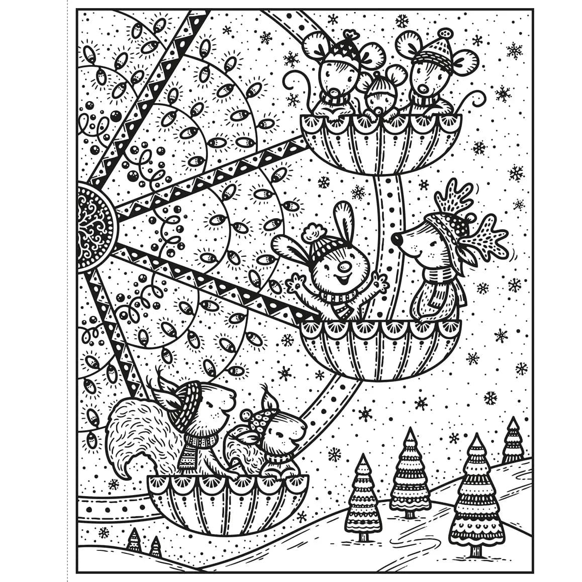Enchanted Christmas Magic Painting Book Harper Collins Childrens Lil Tulips