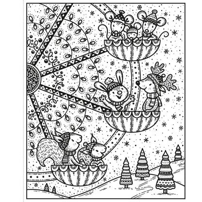 Enchanted Christmas Magic Painting Book Harper Collins Childrens Lil Tulips