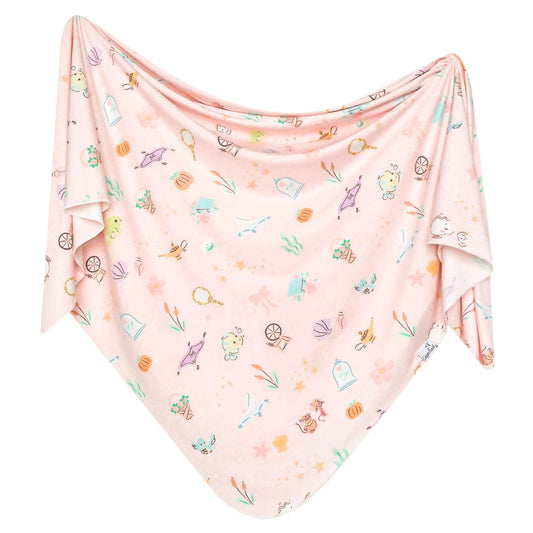 Enchanted Friends Knit Blanket Copper Pearl Lil Tulips